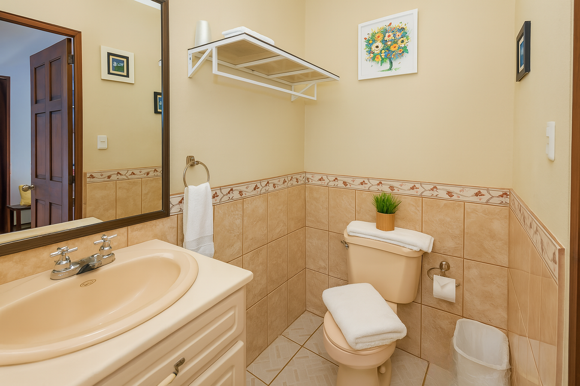 Welcoming Powder Room